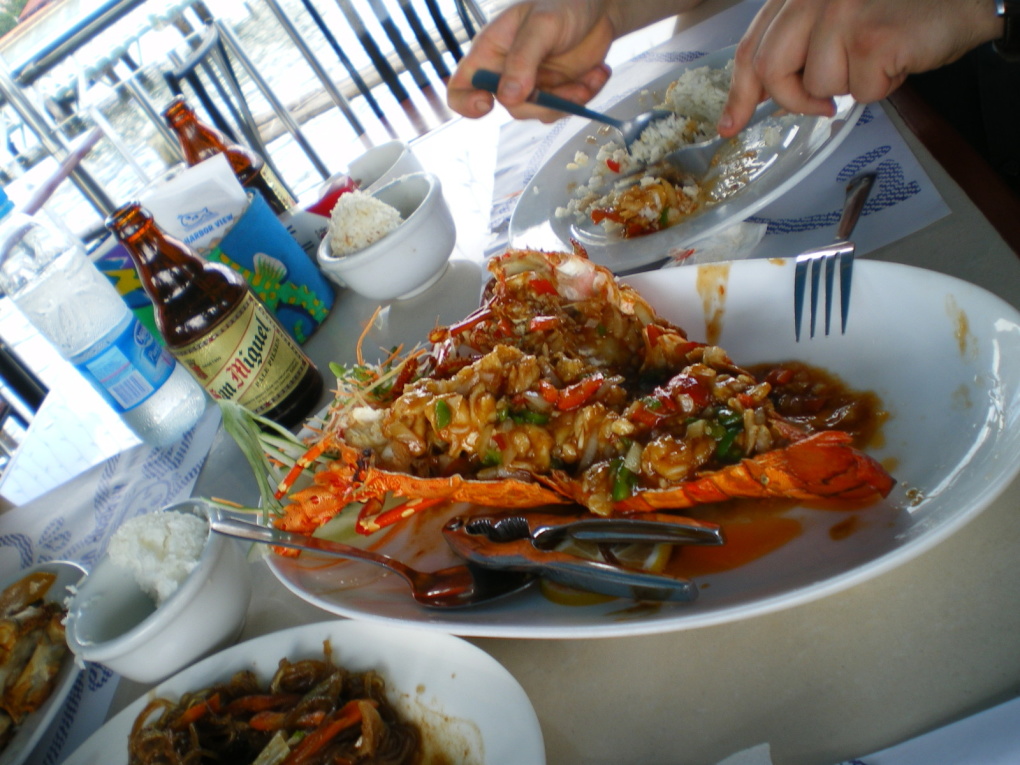 restaurant de la Bay de Manille, le 07 octobre