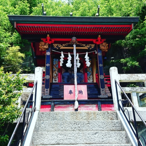temple shinto à Kawaguchiko